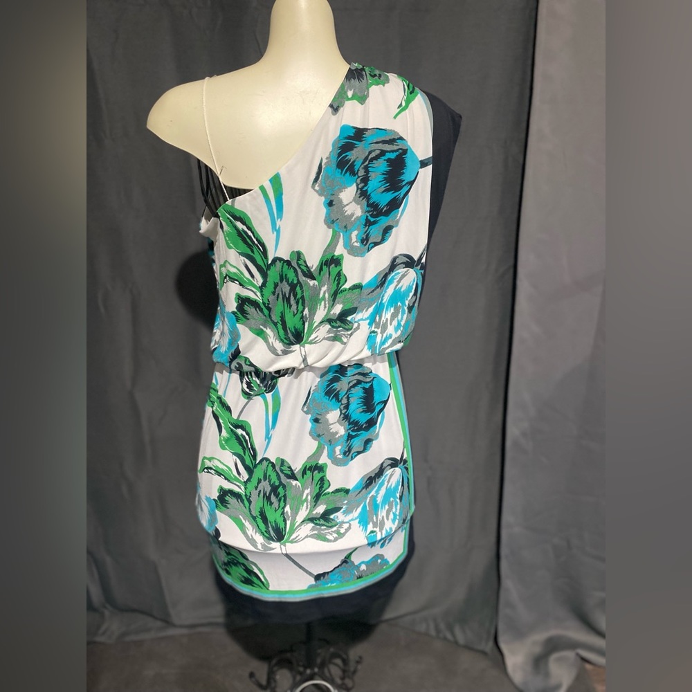 Dress barn womens one shoulder size 10 dress